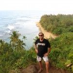 Ke'e Beach from the Kalalau Trail